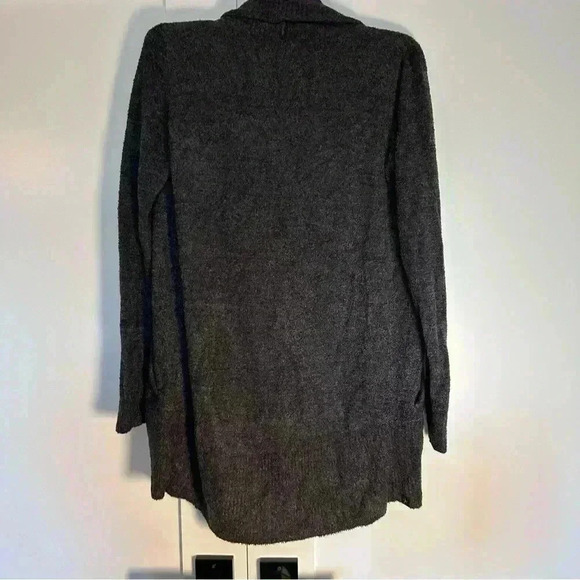 Barefoot Dreams open cardigan sweater Cozy Chic Lite XS Small gray loungewear - Picture 7 of 15